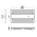 Westgate LHCMAX 165W/215W/240W LED Sensor Ready Digital Beam Angle Linear Highbay, 3CCT & Beam Angles Selectable, 120-277V