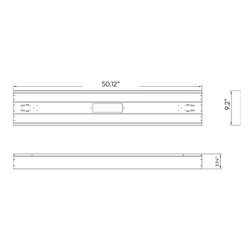 Westgate LLB-4FT-REFL 4-ft Linear Low Bay Reflector Accessory