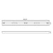Westgate LLB-8FT-REFL 8-ft Linear Low Bay Reflector Accessory