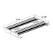 Westgate LLHB4 50W/80W/100W LED Linear High Bay, 480V