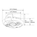 Wattstopper LMDC-100 Dual Technology Ceiling Mount Occupancy Sensor, 24V