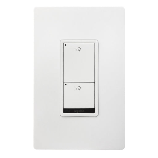 Wattstopper LMSW-220 DLM Wired Standard Wall Switch, 2-Button