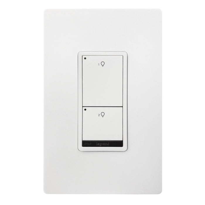 Wattstopper LMSW-220 DLM Wired Standard Wall Switch, 2-Button