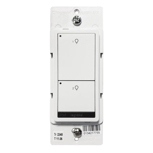 Wattstopper LMSW-220 DLM Wired Standard Wall Switch, 2-Button