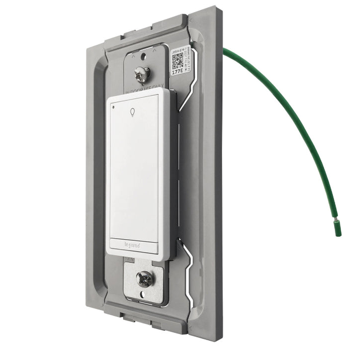 Wattstopper LMSW-610-S DLM Wireless Wall Slim Switch, 1-Button