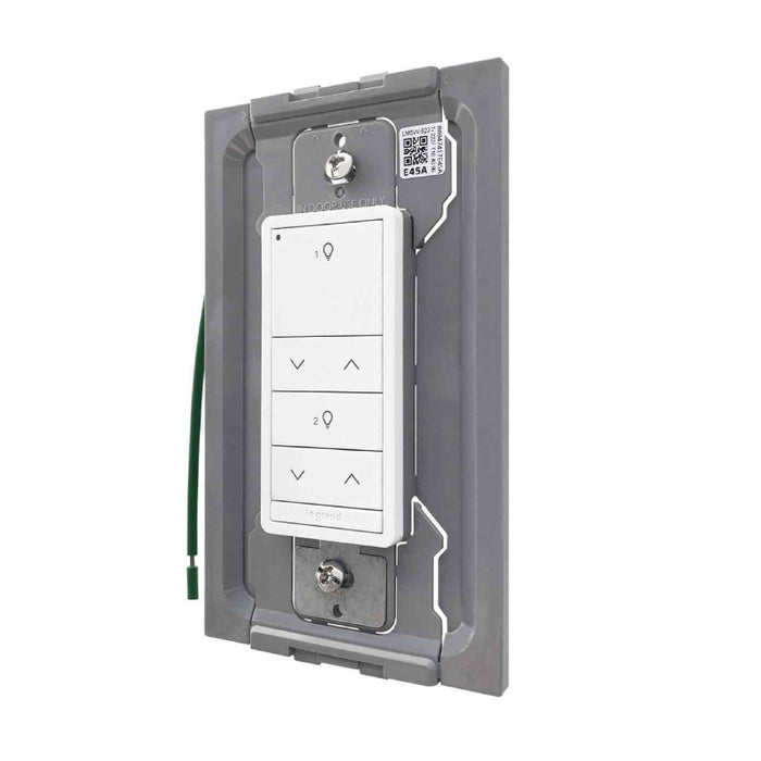 Wattstopper LMSW-622-S DLM Wireless Wall Slim Switch, 2-Button/2-Rocker