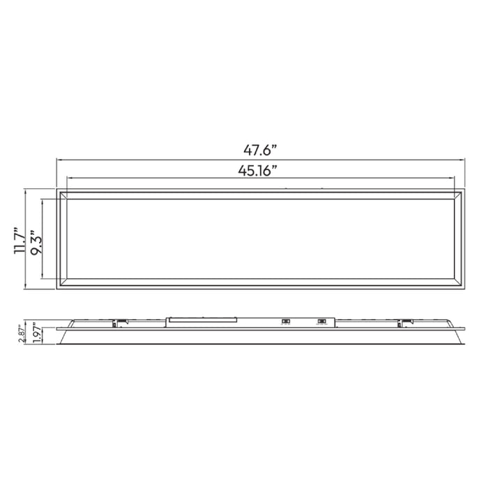 Westgate LP-SLF Sky Light Recessed Frame For Panel Lights