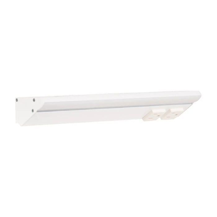 Task Lighting LP12 12.5" RM Series Lighted Power Strip, Tunable White 2700K - 5000K - White