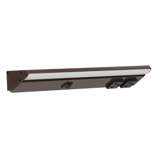 Task Lighting LP12QD 12.5" DV Series Lighted Power Strip - Bronze
