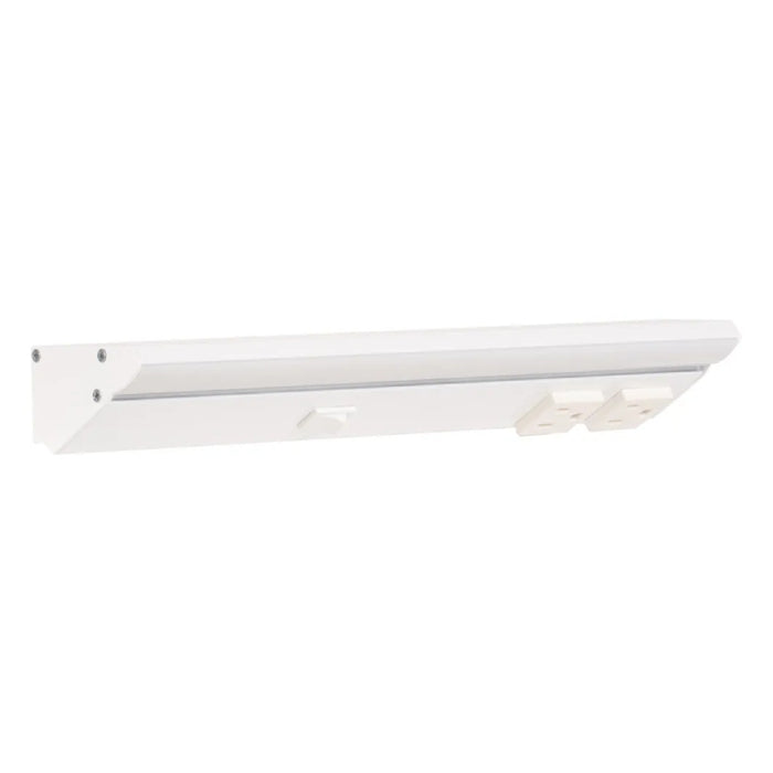 Task Lighting LP12QD 12.5" DV Series Lighted Power Strip - White