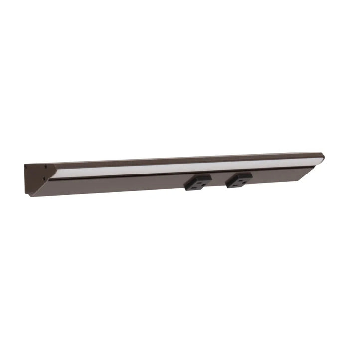 Task Lighting LP18 18.5" RM Series Lighted Power Strip, Tunable White 2700K - 5000K - Bronze