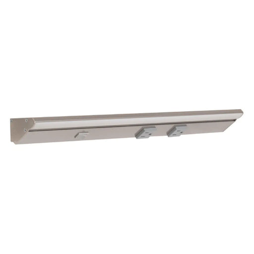 Task Lighting LP18QD 18.5" DV Series Lighted Power Strip - Satin Nickel