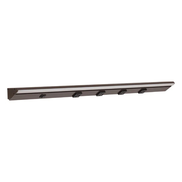 Task Lighting LP30QD 30.5" DV Series Lighted Power Strip - Bronze
