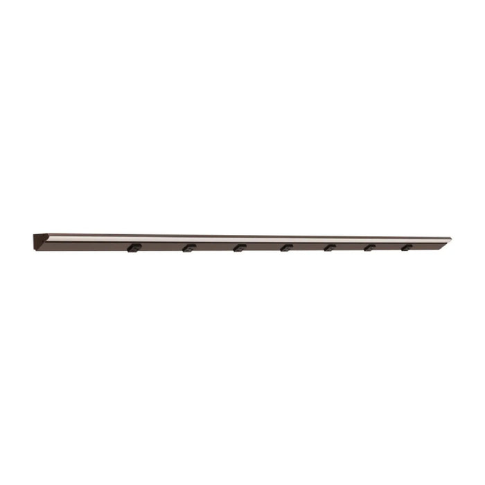 Task Lighting LP60 60.5" RM Series Lighted Power Strip, Tunable White 2700K - 5000K - Bronze