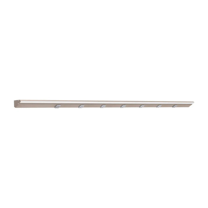 Task Lighting LP60 60.5" RM Series Lighted Power Strip, Tunable White 2700K - 5000K - Satin Nickel