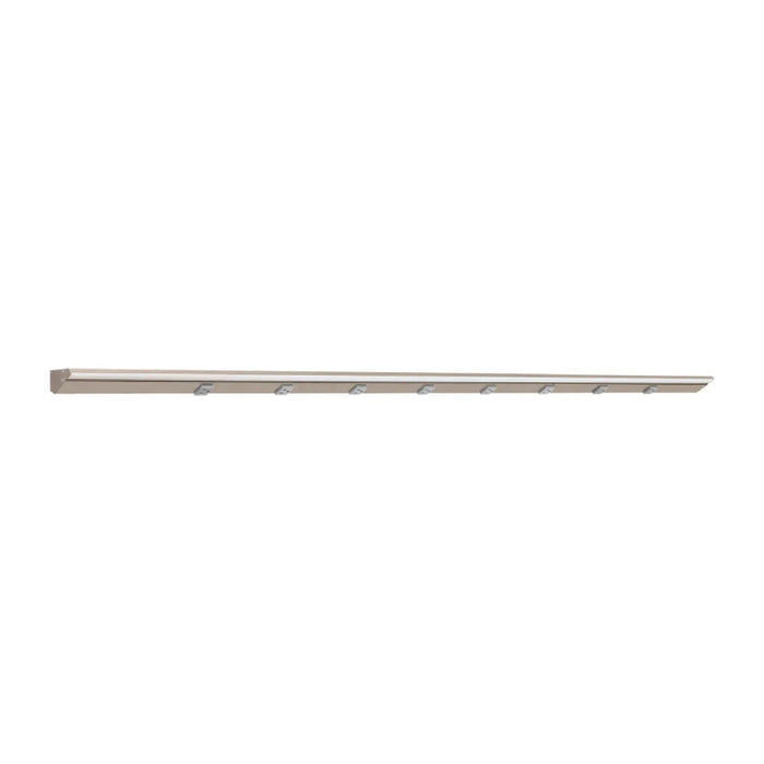 Task Lighting LP72 72.5" RM Series Lighted Power Strip, Tunable White 2700K - 5000K - Satin Nickel