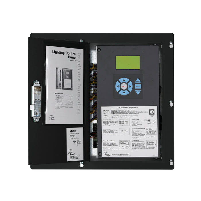 Wattstopper LP8S-8-347 LP8 Peanut Panel with 8 Relays, Surface Mount, 115/347V