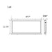 Westgate LPCR Series LED Premium Cleanroom Panel Lights, 3CCT Selectable, 120-277V, 0-10V Dimming
