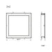 Westgate LPCR Series LED Premium Cleanroom Panel Lights, 3CCT Selectable, 120-277V, 0-10V Dimming