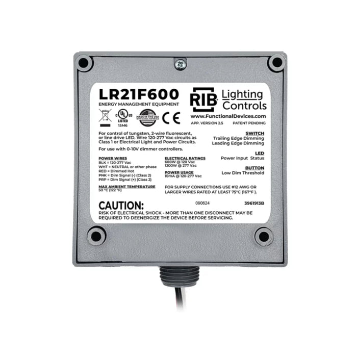 Greengate LR21F600 120/277V 0-10V Controlled Phase Dimmer