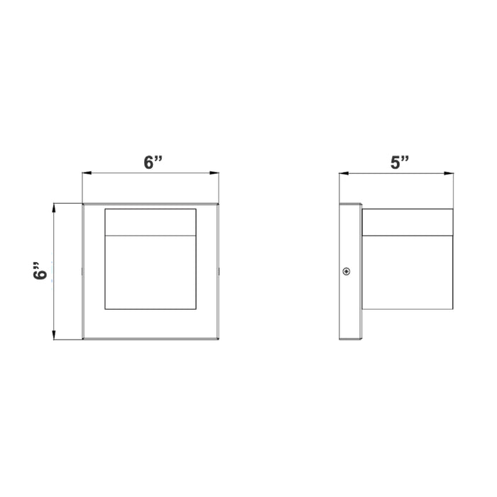 Westgate LRS-J1S 10W LED 1-Side Outdoor Wall Light