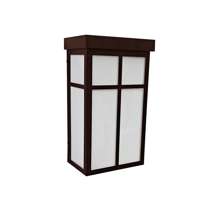 Westgate LRS-SH-12-MCTP 12" Shoji Window LED Wall Sconce, 9W/13W/17W & 3CCT Selectable, 120V