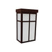 Westgate LRS-SH-12-MCTP 12" Shoji Window LED Wall Sconce, 9W/13W/17W & 3CCT Selectable, 120V