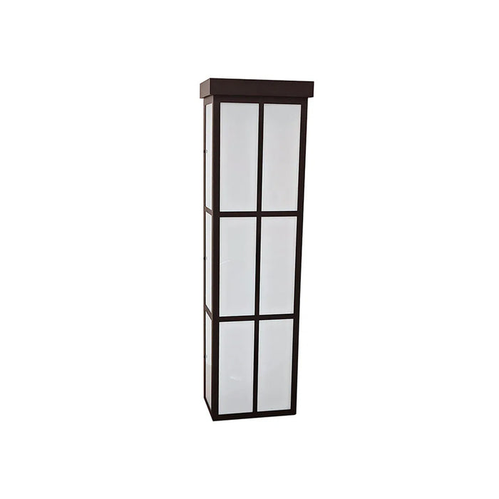 Westgate LRS-SH-24-MCTP 24" Shoji Window LED Wall Sconce, 18W/24W/30W & 3CCT Selectable, 120-277V