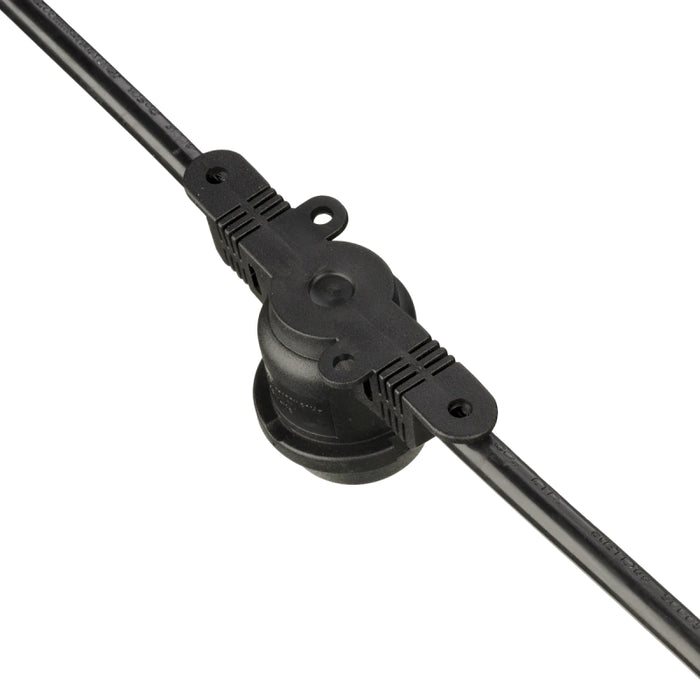 American Lighting LS2-MNS-24-48 48-ft Commercial Grade String Light, Non-Suspended E26, 24" LED Spacing