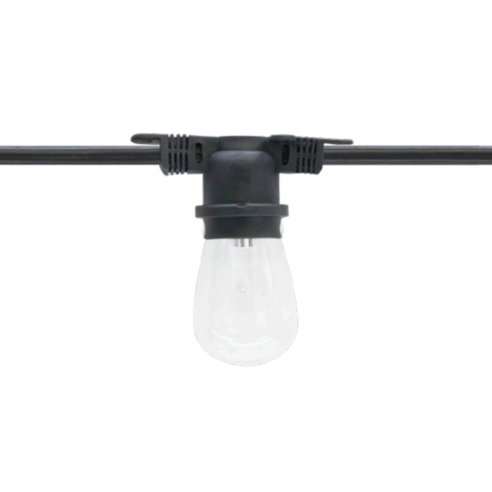 American Lighting LS2-M-24-48 48-ft Commercial Grade String Light, Non-Suspended E26, 24" LED Spacing