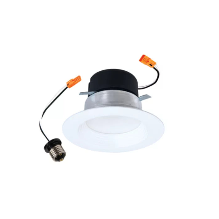 Halo LT4 4" 6.6W LED Retrofit Module with Baffle Trim, 5CCT Selectable, 600 Lumens, 120V, Matte White