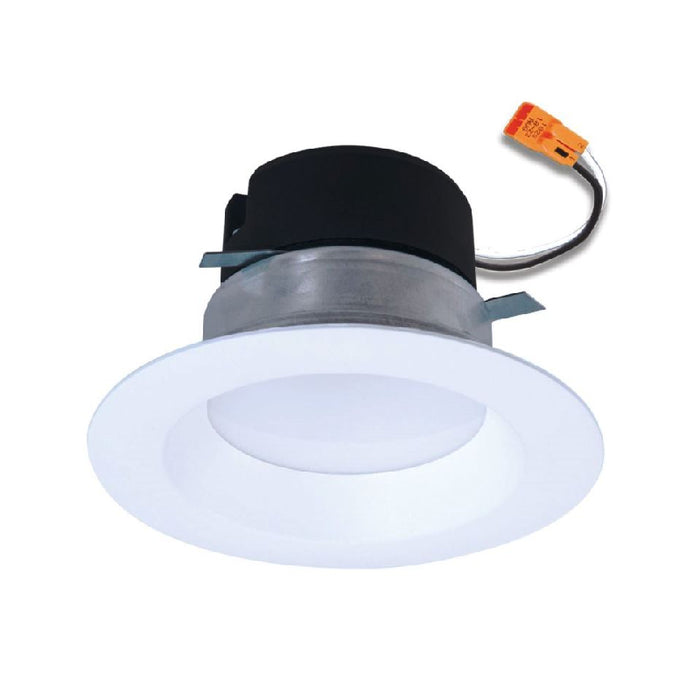 Halo LT4 4" All-Purpose 6.1W LED Smooth Splay Trim Downlight, 5CCT Selectable, 650 Lumens, 120V, Matte White