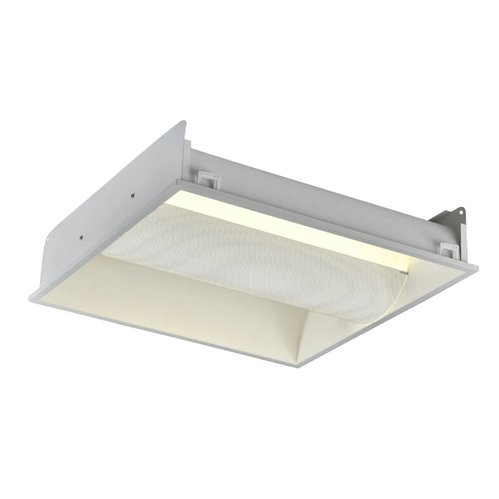 Westgate LTRI Series LED Indirect Mesh-Basket Troffer Lights, Power & 4CCT Selectable, 120-277V, 0-10V Dimming