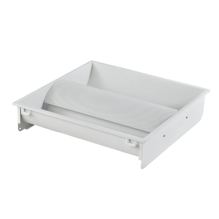 Westgate LTRI Series LED Indirect Mesh-Basket Troffer Lights, Power & 4CCT Selectable, 120-277V, 0-10V Dimming - 2x2