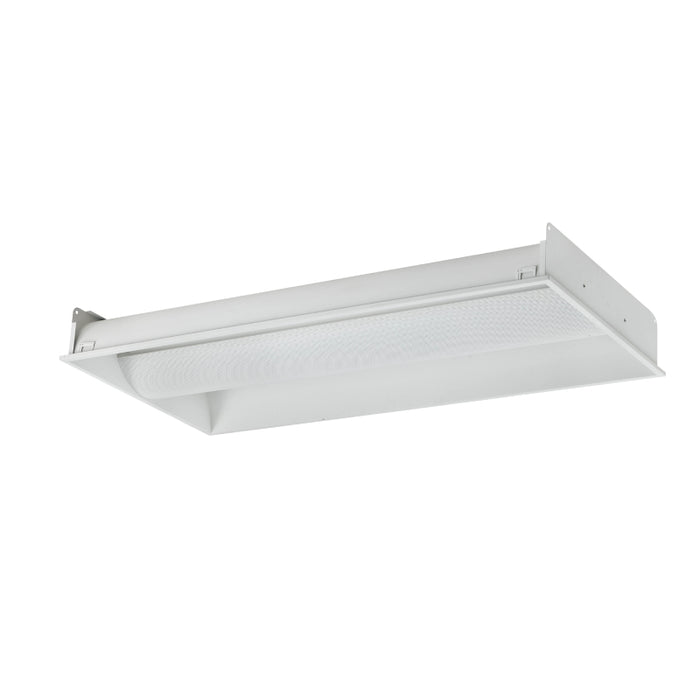 Westgate LTRI Series LED Indirect Mesh-Basket Troffer Lights, Power & 4CCT Selectable, 120-277V, 0-10V Dimming - 2x4