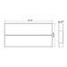 Westgate LTRL Series LED Architectural Advanced Blade Design Troffer Lights, Power & 4CCT Selectable, 120-277V, 0-10V Dimming