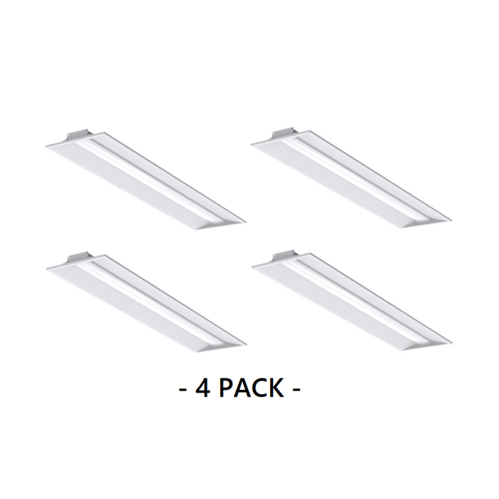 Westgate LTRS 1x4 25W/35W/36W/40W LED Adjustable Stack Troffer, CCT Selectable - Pack of 4