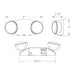 Lumination LUMEL Series Round Head LED Emergency Light, 120/277 Input, NiCad Battery