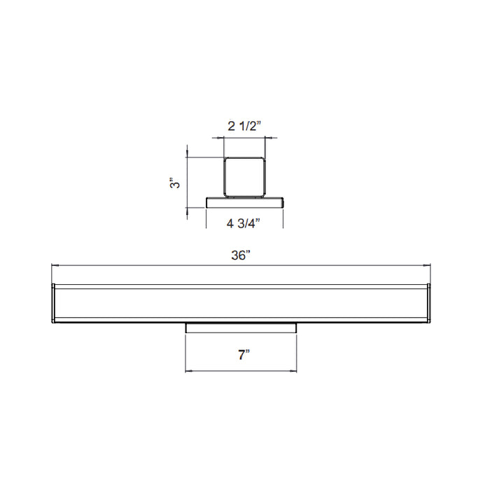 Westgate LVF-36 36" LED Vanity Light