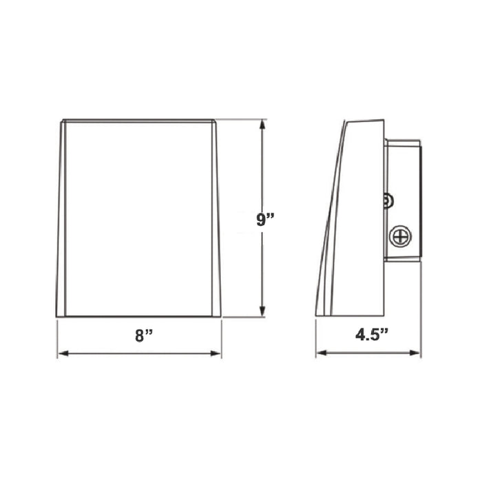 Westgate LWA 50W LED Cutoff & Adjustable Wall Packs