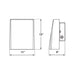Westgate LWAX-LG 50W/80W/120W LED Adjustable Wall Pack, 4CCT Selectable