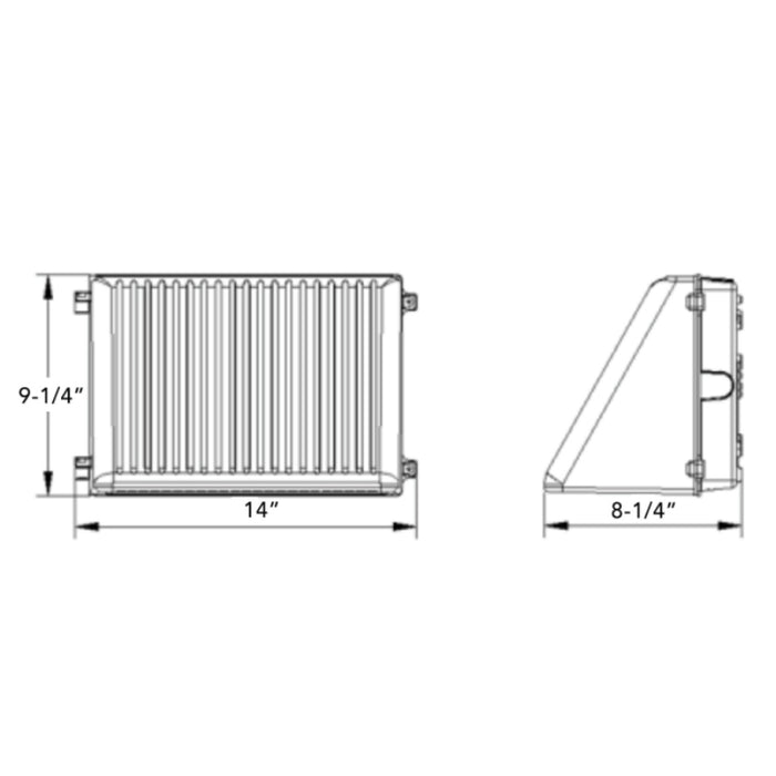 Westgate LWPX 50W LED Cutoff Wall Pack