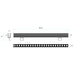 Sarin LWS1M 39" 72W LED Linear Wall Washer, 5040 lm, RGBW, 100-277V