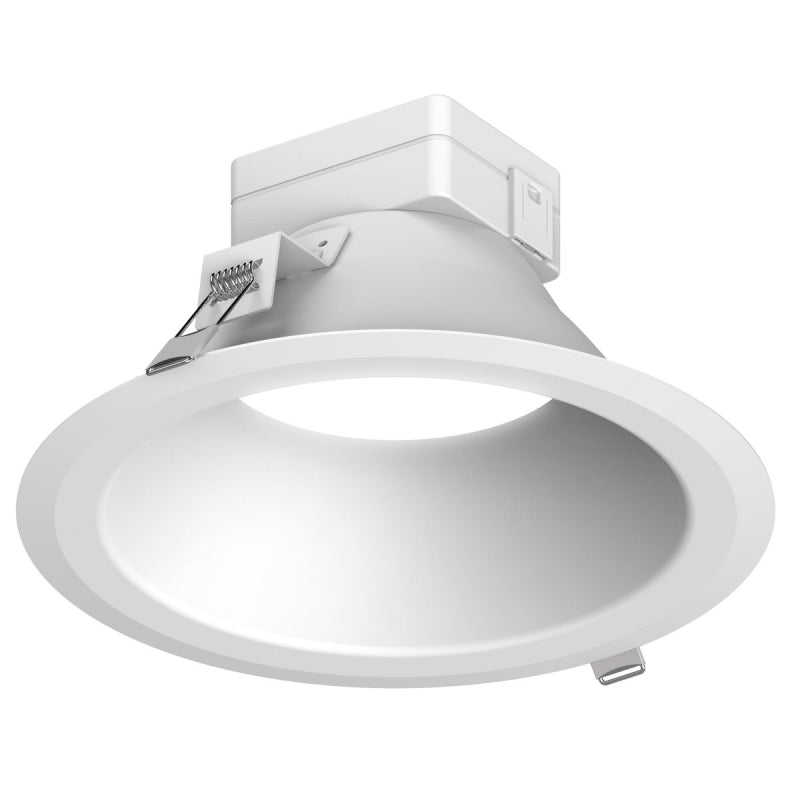 Prescolite LBRST-8RD 8" LED Canless Direct Install Downlight, Warm White Switchable CCT