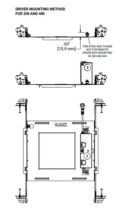 Halo 4inch ML Flex New Construction Round Mounting Frames