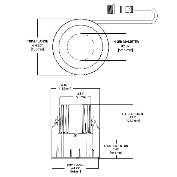 Halo ML3 3" Round Canless LED Downlight, 5CCT Selectable, 120-277V