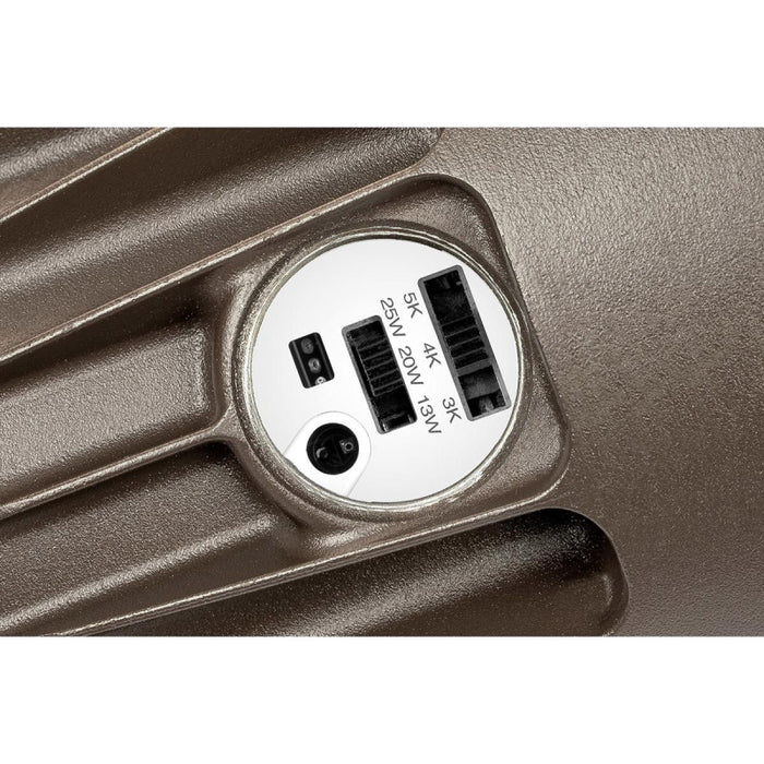 EXO ML Marshal 26W/40W/50W LED Twin-Head Flood Light with Motion Sensor, 3CCT Switchable, 120-277V