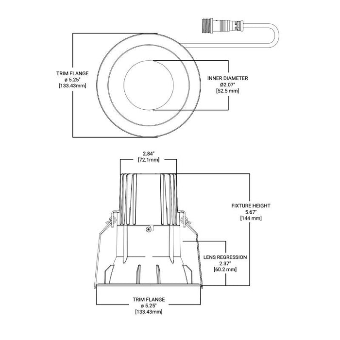 Halo ML4 4" Round Smooth Canless LED Downlight, 5CCT Selectable