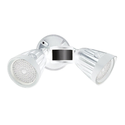 EXO ML Marshal 26W/40W/50W LED Twin-Head Flood Light with Motion Sensor, 3CCT Switchable, 120-277V - White