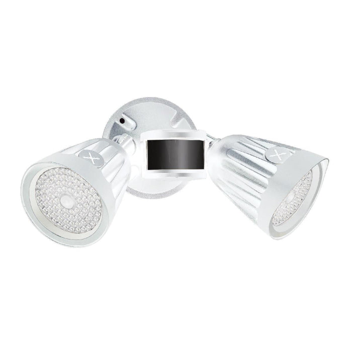 EXO ML Marshal 26W/40W/50W LED Twin-Head Flood Light with Motion Sensor, 3CCT Switchable, 120-277V - White